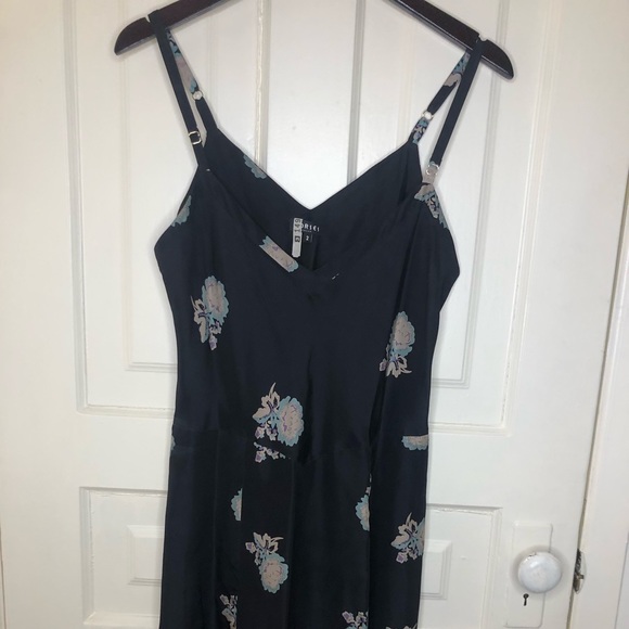 SOLD OUT ONLINE: HORSES ATELIER BLACK PEONY SLIP DRESS - Picture 2 of 5